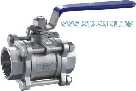 3pc threaded ball valves 